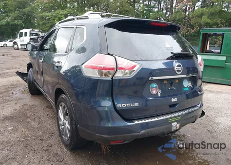 2015 Nissan Rogue Sl z USA, uszkodzony, nr VIN 5N1AT2MV9FC908429